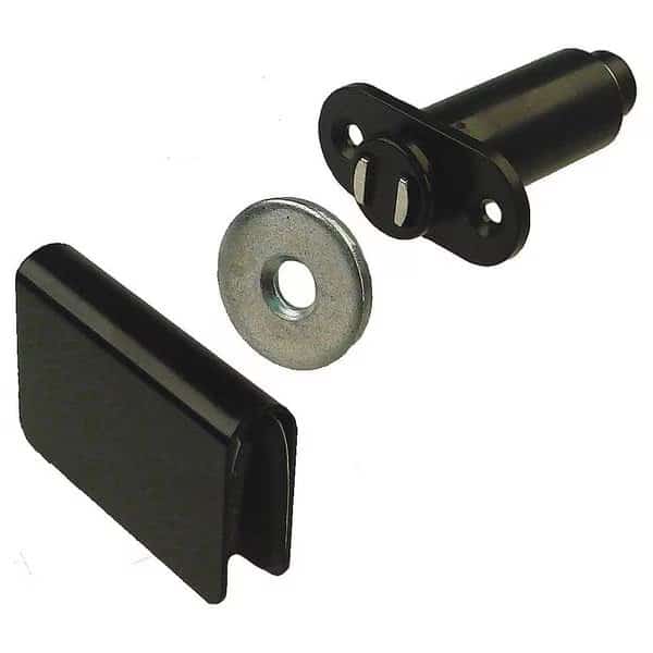 Magnetic Catch, Push-to-Open, Plastic