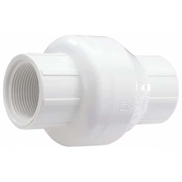 1" FNPT PVC Swing Check Valve