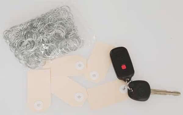 Key Tag With 3/4 In Ring, PK1000