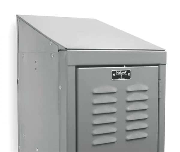 Sloping Top,12"Wx12"D,Dark Gray, Mfr#: KISTT1212HG, HALLOWELL