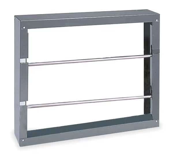 Rod Storage Rack,21-1/2" H,26-1/8" W,6"D, Mfr#: 384-95, DURHAM MFG