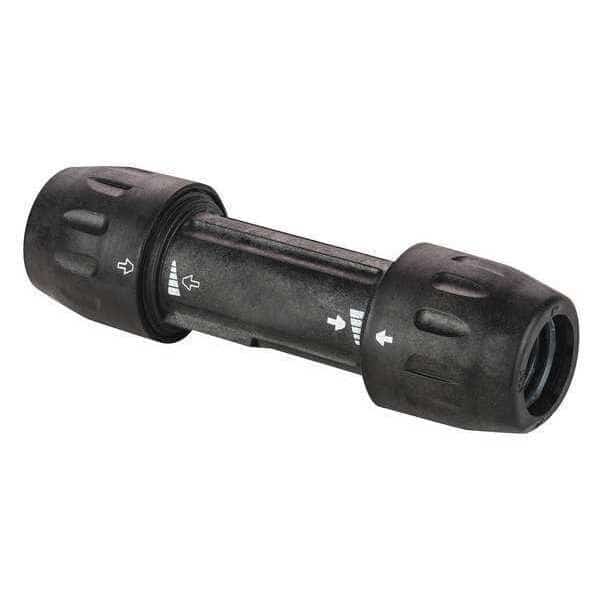 Union Connector, Polyamide, Black