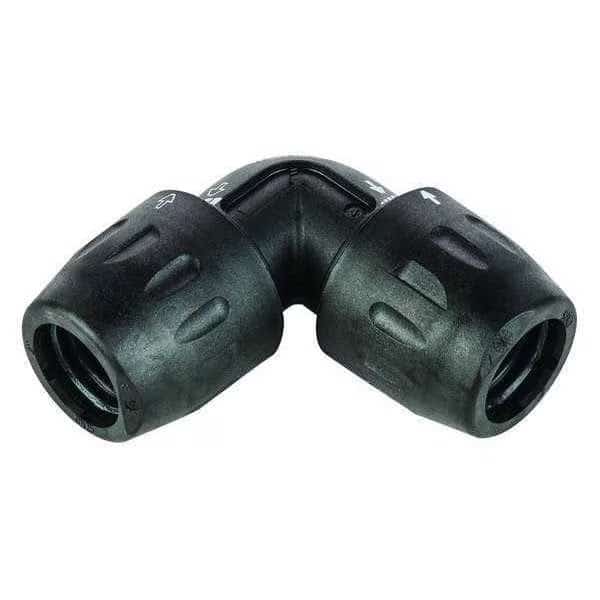 90 Degree Elbow, Polyamide, Black