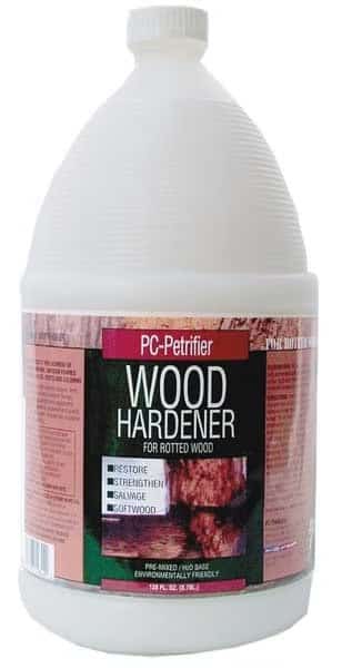 Wood Hardener 128 oz Size, Bottle Milky White PC-Petrifier