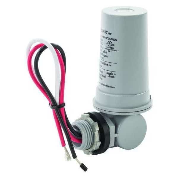 Photocntrl, 1/2 In. Conduit, Flush, 120VAC, Depth: 1 5/8 in