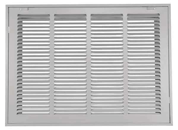 Filtered Return Air Grille 16.62 X 22.62, White, Steel, 768 cfm