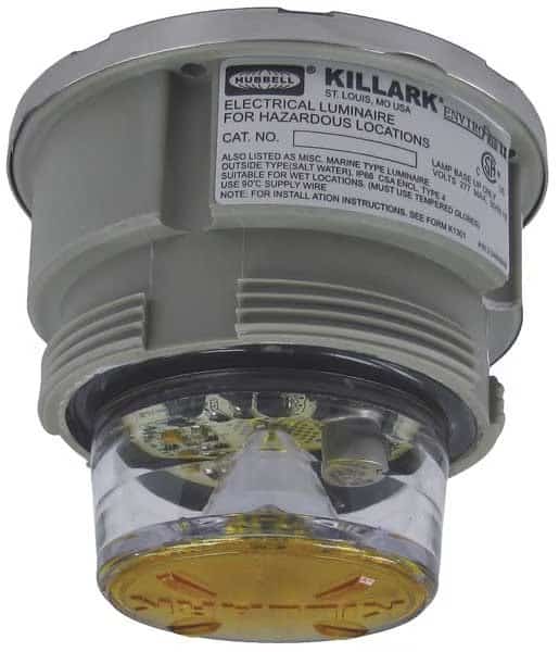 Hazardous Warning Light, LED, Amber, KILLARK, Mfr# NVSLCFG25A
