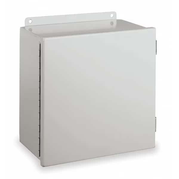 Screw Clamps Electrical Enclosures, 8 in H, 4 in D, 8 in W, 12, 13, Steel