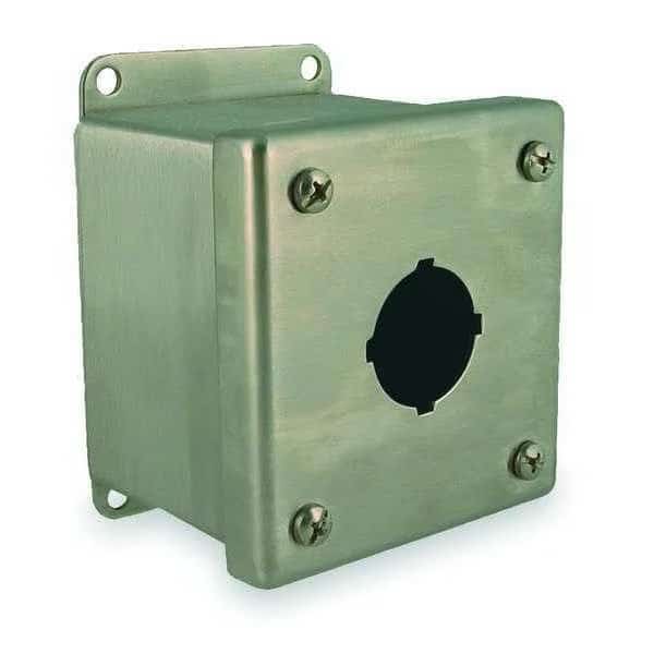 Pushbutton Enclosure, 30mm, 1 Hole, Steel