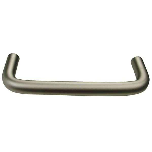 Pull Handle, Brass, Satin Chrome, Threaded Holes