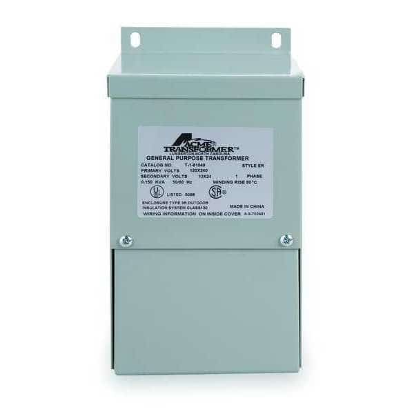 Buck Boost Transformer, 50 VA, NEMA 3R, 80°C, 24/48V AC, 240/480V AC