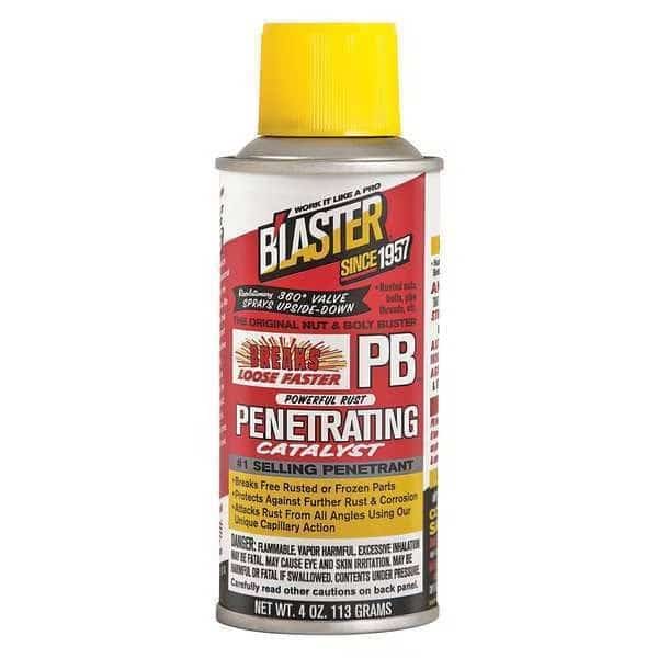 4 oz Penetrating Lubricant Aerosol Can Amber