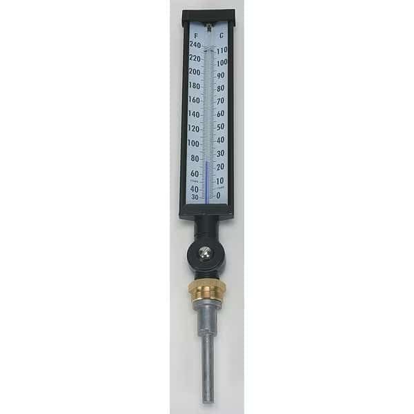 Industrial Thermometer, 30 to 240 F