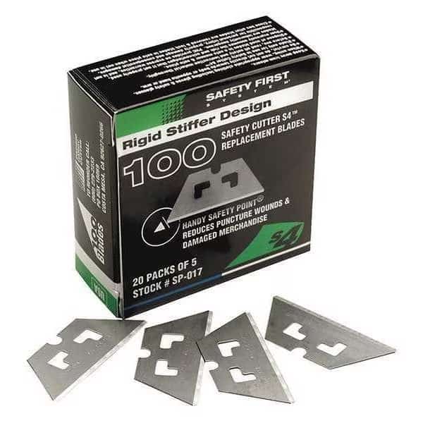 Round Point Safety Blade, 2-3/4" W, PK100