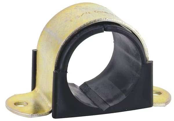 2HoleCushionedClamp, PipeS6In, L10 21/64In, Zsi, Mfr#: 106M114
