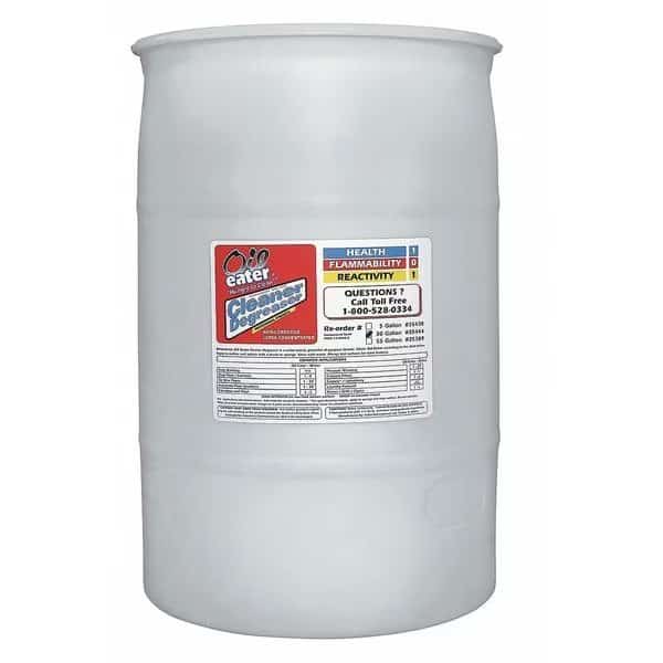 Oil Eater Cleaner/Degreaser, 55 gal Pail, Concentrated, Water Based, Oil Eater, Mfr#: AOD5535389
