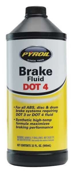 Brake Fluid,32 Oz,Dot 4, Mfr#: PYBF4-32, PYROIL