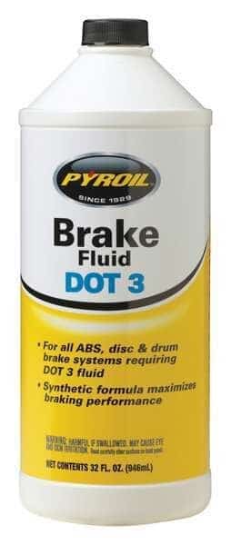 Brake Fluid,32 Oz,Dot 3, Mfr#: PYBF32, PYROIL