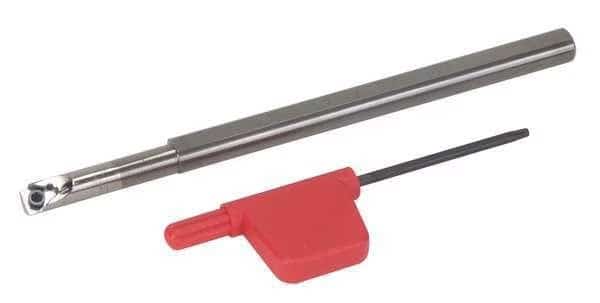 Indexable Thread Turning Tool Holder, SIR 0265 K08 CB, 5 in L, Carbide, Triangular Insert Shape
