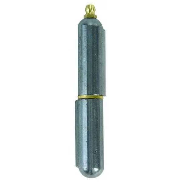 Lift-Off Hinge, Steel, Weld-On Mounting, 1 in Leaf W x 6 5/32 in Leaf H, Mill Stainless Steel