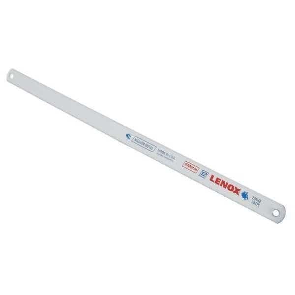 Hacksaw Blade, Length 12 in, Teeth per Inch 24, Bi-Metal, 10 Pack