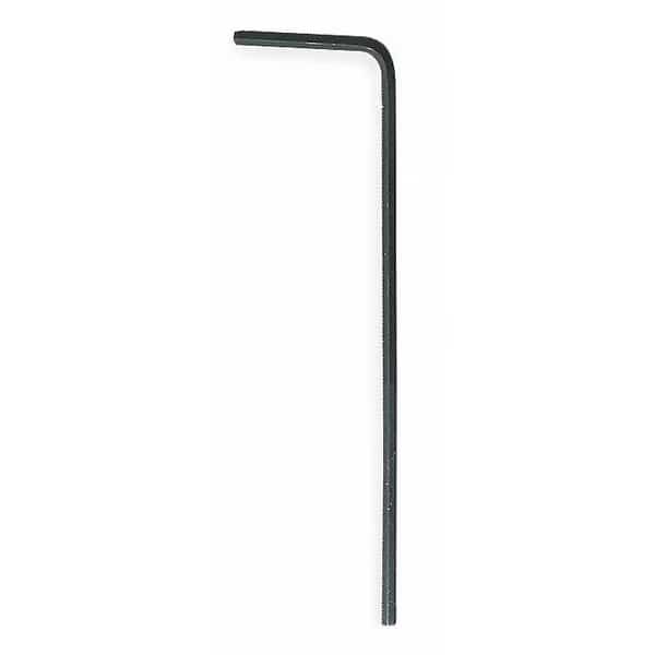 Metric Plain Hex Key, 7 mm Tip Size, 1 7/32 in Long, 7/32 in Short, 10 PK