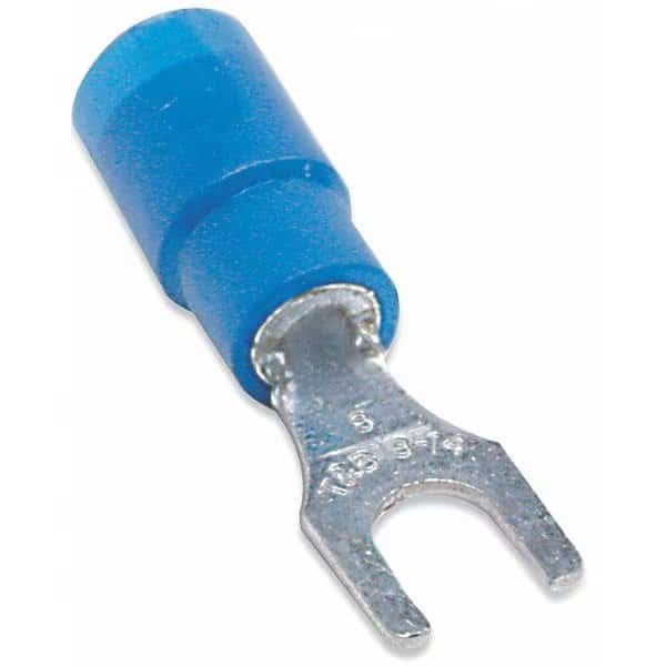 18-14 AWG Vinyl Fork Terminal No 10 Stud PK100
