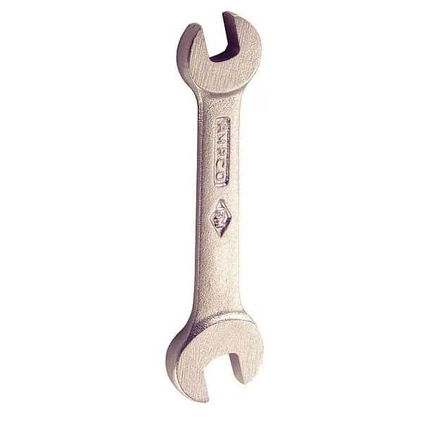 Nonsparking Open End Wrench, 17x22mm, 8 L