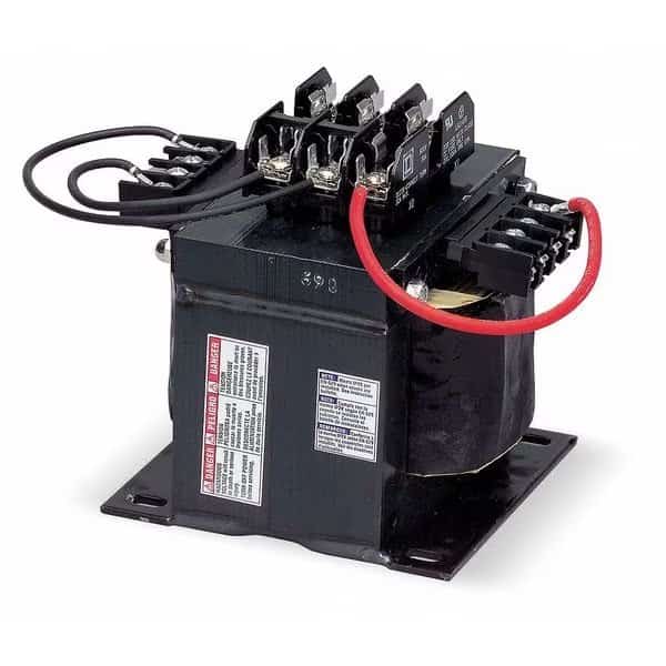 Control Transformer, 100VA, 208/240/480VAC, SQUARE D, Mfr# 9070TF100D20