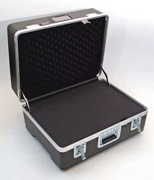 Black Protective Case, 25"L x 19-1/2"W x 13-3/4"D, PLATT, Mfr# 241811AH