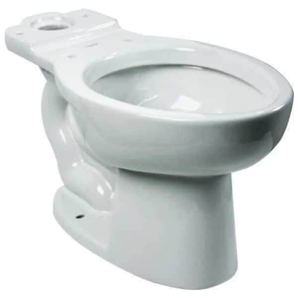 Toilet Bowl, 1.1 to 1.6 gpf, Pressure Assist Tank, Floor Mount, Elongated, White