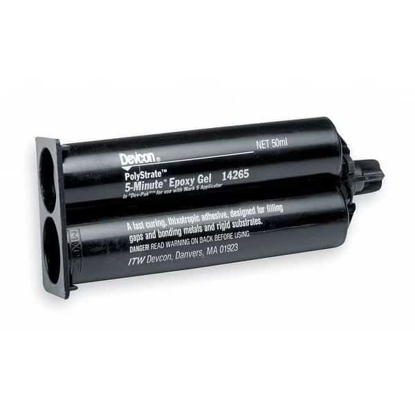 Instant Adhesive, 14265 Series, Clear, 0.07 oz, Tube, 1:01 Mix Ratio, 48 hr Functional Cure