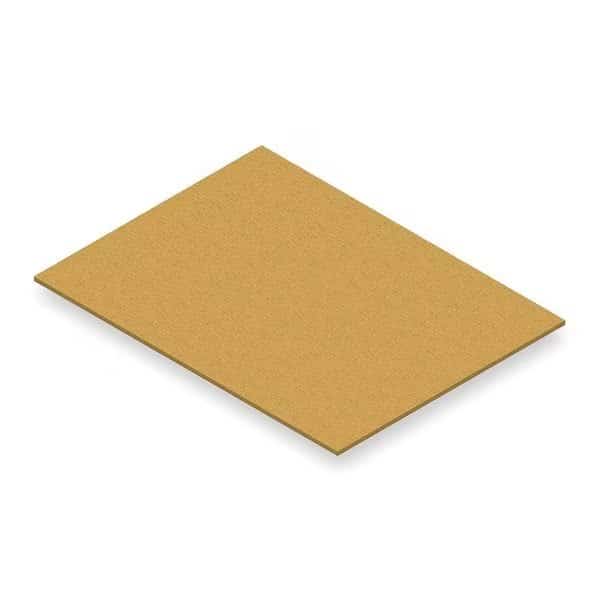 Decking, Particleboard, 48 in W, 36 in D, Natural, Unfinished Finish