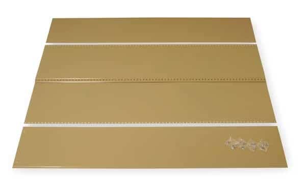 Panel Kit, Tan, 36 In. W, 18 In. D, 85 In. H