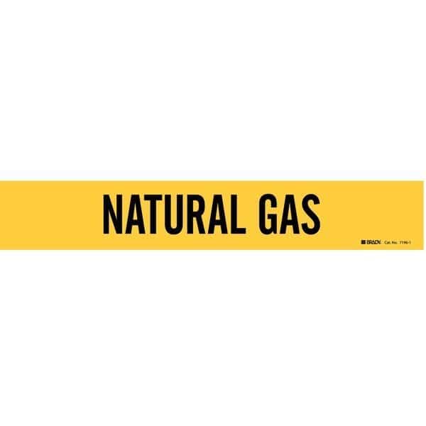 Pipe Markr, Natural Gas, Y, 2-1/2to7-7/8 In, 7196-1