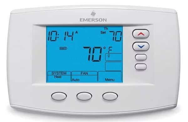 Low Voltage Thermostat, 7, 5-1-1 Programs, 4 H, 2 C, Hardwired/Battery/Power Stealing, 24VAC