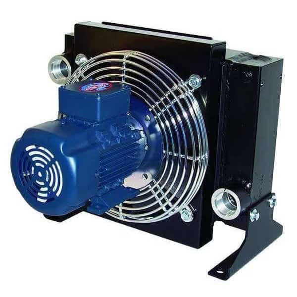 Oil Cooler, AC, 8-80 GPM, 115/230 V, 1/2 HP