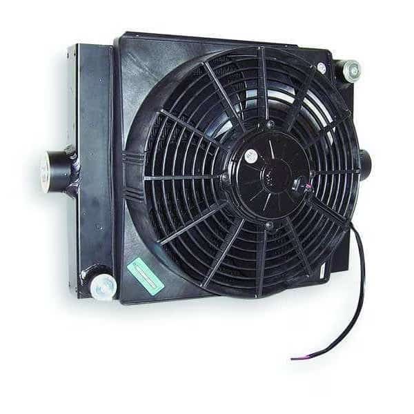 Oil Cooler, 12 VDC, 4-50 GPM, 0.19 HP