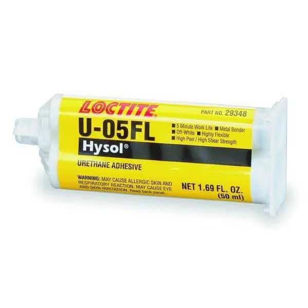 Instant Adhesive, U-05FL Series, Clear, 0.35 oz, Syringe, 1:02 Mix Ratio, 3 hr Functional Cure