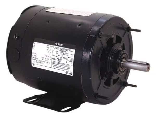 Split-Phase Belt Drive Motor, 3/4 HP, 56Z Frame, 115V AC Voltage, 1,725 Nameplate RPM