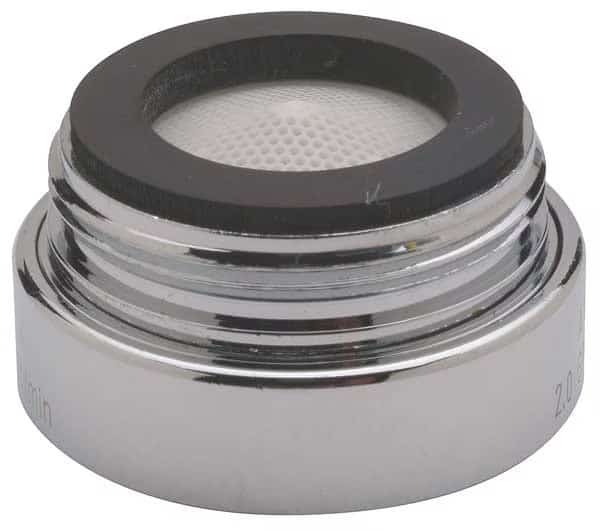 2 gpm Aerator, 15/16"-27 Thread Size, Chrome, Zinc