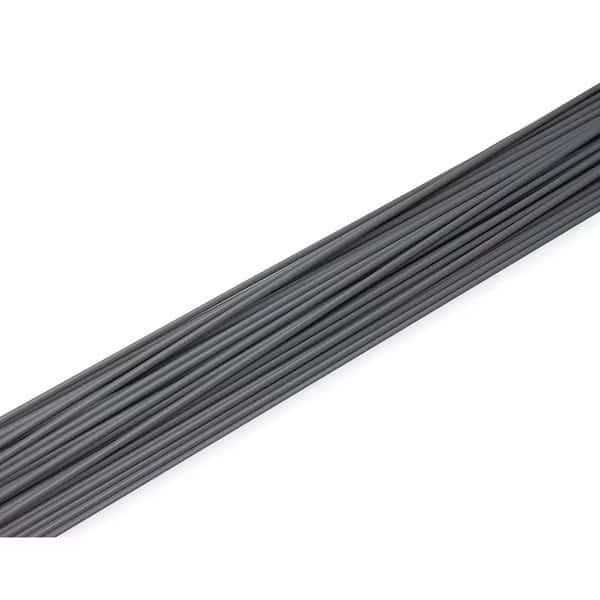 Welding Rod, PVC, 5/32 In Dia, Gray, PK23