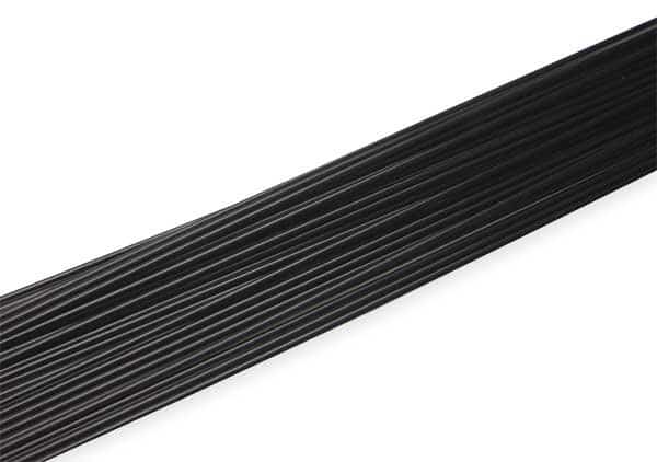 Welding Rod, PP, 5/32 In, Black, PK36