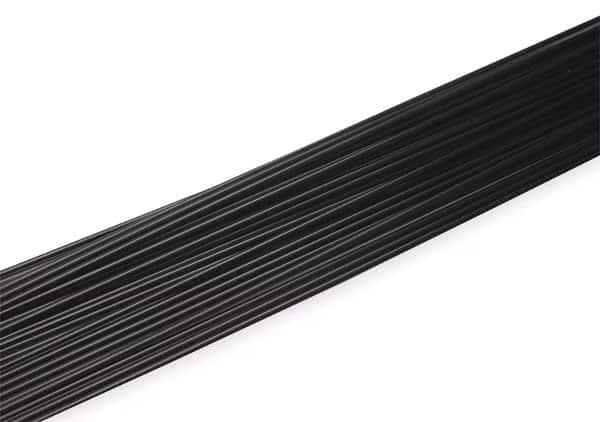 Welding Rod, Copolymer, 5/32 In, Black, PK38