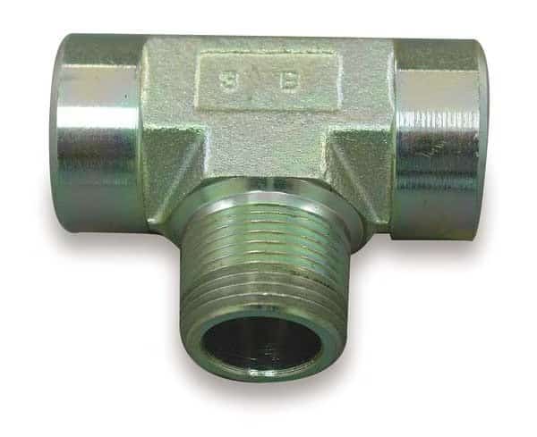 Adpt, MNPT-FNPT, 1/4-18, Tee, 1.76In
