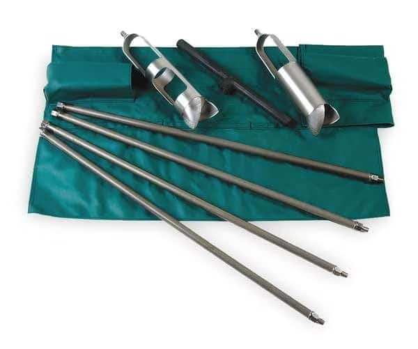 Soil Auger Kit, Dia 2 1/4 In, Depth 16Feet