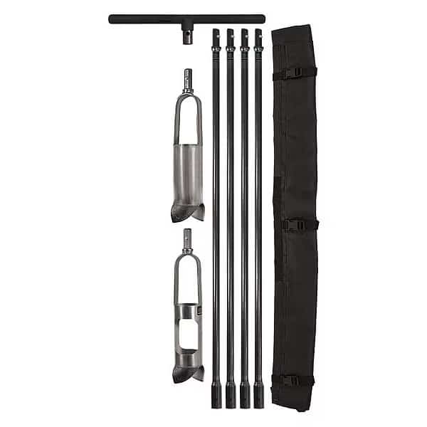 Soil Auger Kit, Dia 3 1/4 In, Depth 12Feet