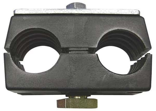 Tube Clamp Kit, Tube 1/4 In, Zinc-Plated