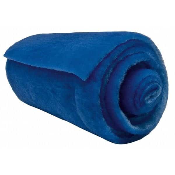 12 in x 90 ft x 1 in Polyester Air Filter Roll, MERV 7, Blue/White (Formerly Air Handler)