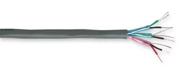 Comm Cable, Shielded, 22/6, 1000 Ft., CAROL, Mfr# C6040A.41.10